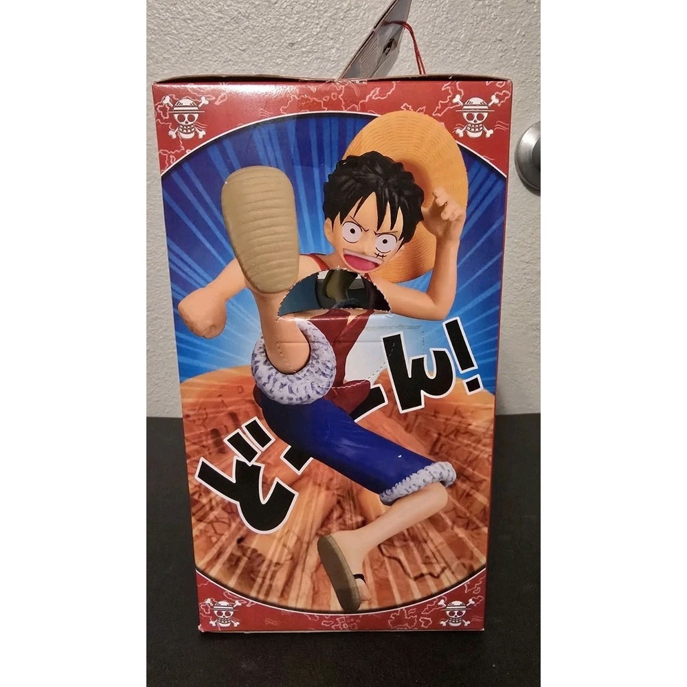 One Piece Monkey D Luffy Diorama Anime Figure Official Banpresto 2003 Japan VTG - Picture 4 of 8